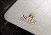 create minimalist elegant and luxury logo design