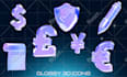 create modern 3d icons