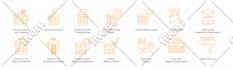 design modern flat custom vector graphic icons