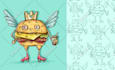 draw digital childrens book illustration or comic