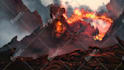 do realistic 3d illustration and background concept art