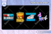 design text emote for streamer twitch, youtube, facebook