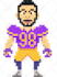 make custom 8bit pixel art design logo