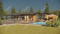 create an exterior perspective from a 2d drawing