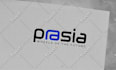 create custom 3 modern minimalist wordmark logo design with copyrights