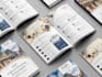 design a custom modern bifold brochure or company profile