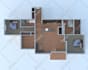 convert 2d architecture plan to 3d floor plan with sketchup model and rendering