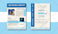 design electronic podcast media kit press kit epk for model, brand, influencer