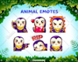 draw custom animal emotes for twitch youtube discord tiktok