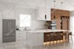 design kitchen interior in 3d and render