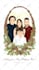 draw custom christmas card with portrait illustration