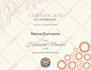 design completion, appreciation and achievement certificate