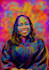 potrait color abstract art illustration