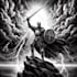 draw detailed gothic dark art illustration, engraving style