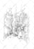 hand draw architecture and urban design sketches
