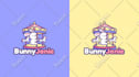 create a cute kawaii cartoon mascot logo