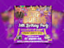 design night club event birthday party concert dj hip hop flyer poster
