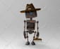design 3d character and cartoon model in blender
