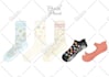 design creative collection and tech pack of socks for your brand