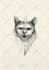create a custom minimalist or geometric pet tattoo design