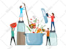 do flat style illustration , vector illustration