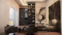 render 3d interior design house home villa apartment kitchen living room bedroom