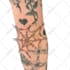 design a tattoo in black and white or in color