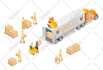 create isometric vector illustrations, infographics and maps