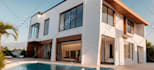 create 3d architectural house animation walkthrough render