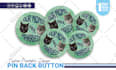 design custom pin badges, pin button, fridge magnets