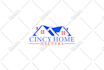 design real estate, construction, home and plumbing logo