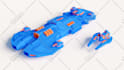 do 3d low poly illustration animation and motion graphics