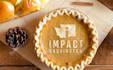 put your logo icon on a pie for thanksgiving