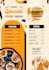 restaurant food menu, digital and TV screen menu design