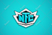 design initial esport logo for your team, twitch, youtube