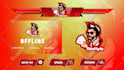 design twitch overlay, screen and logo for your stream package