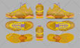 create shoes sneakers and footwear design for you