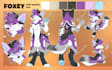 create a furry fursona reference sheet