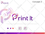 do modern minimalist unique flat custom business creative logo design