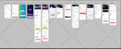 design modern mobile app and web app UI UX in figma with a design system