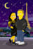drawing simpsonized custom portrait