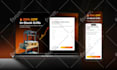 design clean website hero section and landing page in figma