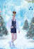 do photoshop editing put santa hat and christmas bg