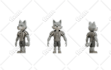 sculpt high quality 3d character, toys, statue for 3d printing and rendering