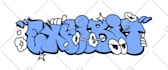 make throw up graffiti and illustration for your brand
