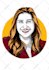 draw vector portrait illustration for your profile picture