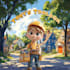 childrens book illustration for amazon KDP or ingram
