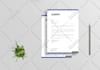 simple and nice looking letterhead word format within 4 hours