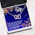 do unique and eye catching necklace card designs
