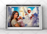 draw realistic family portrait , couple or wedding painting in any style